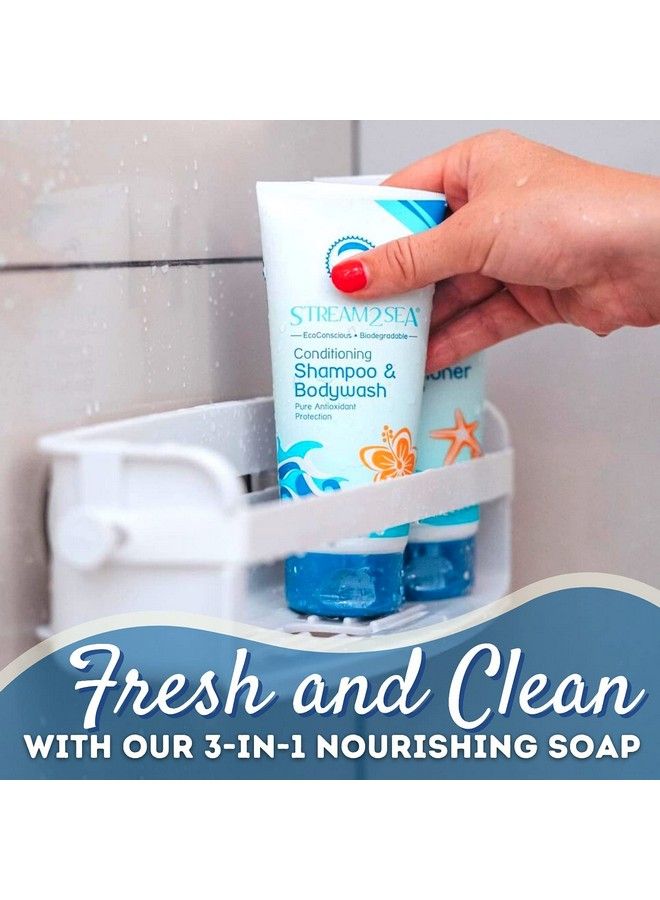 STREAM 2 SEA 6 Pack Natural Travel Sized Toiletries 1Oz Paraben Free Sample Size Shampoo Conditioner Lotion Mineral Sunscreen Spf 20 And Spf 30 And After Sun Gel By Stream2Sea - Image 4
