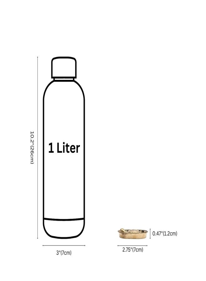 NATRIEL Vintage Brass Turtle Decorative Tray, Antique Gold Finish, Beaded Border Design, 7 cm Diameter, 1.2 cm Height, Home Decor Accent - Image 2