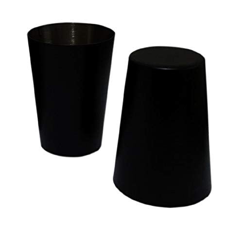 Dynore Black Hip Flask 7 oz with 2 Shot Glasses - Image 3