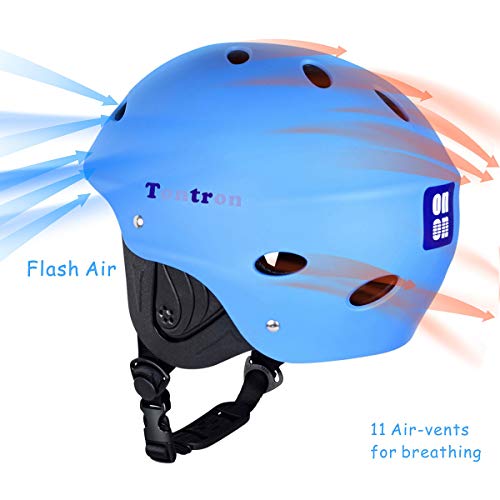 Tontron Water Helmet (Matte Ocean Blue, Medium) - Image 2