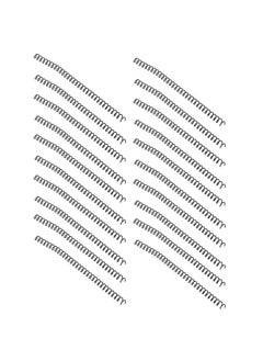Thoraya 20Pcs Spiral Binding Coils 30 Sheet ABS Plastic Spiral Binding Spines for Stationery Work Black  - Image 5