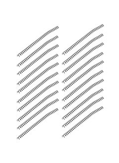 Thoraya 20Pcs Spiral Binding Coils 30 Sheet ABS Plastic Spiral Binding Spines for Stationery Work Black  - Image 3