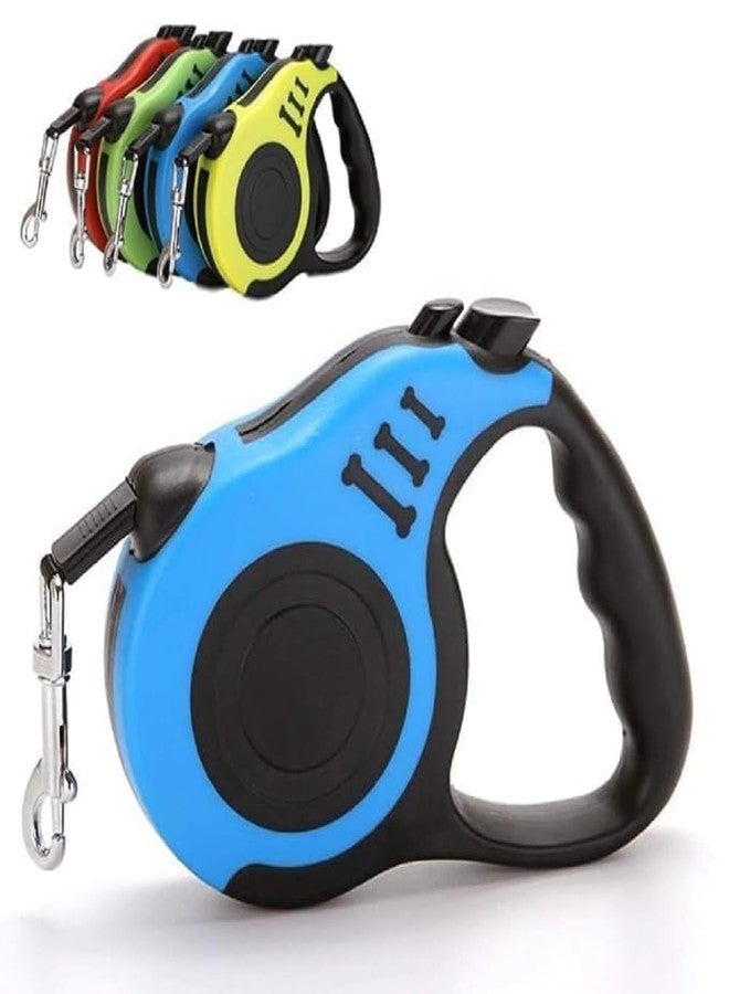 Automatic Retractable Dog Leash 5M - Nylon Lead with Anti-Tangle Control for Pet Walking, Training, Running - Durable Grip for Dogs & Cats - Multicolor