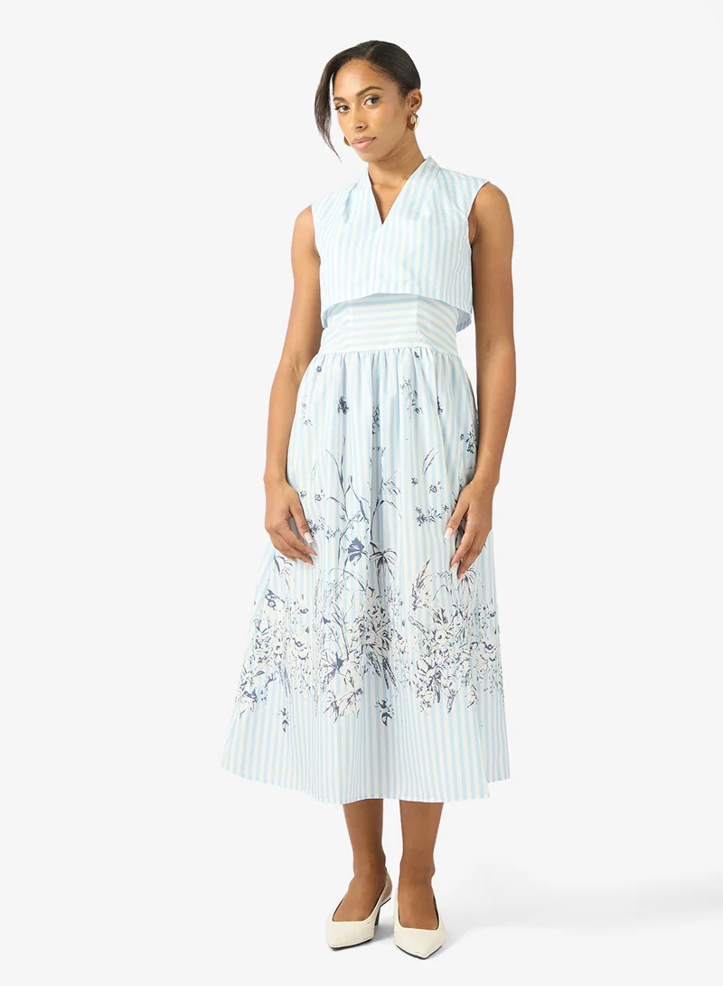 ايلا فستان بطبعة زهور