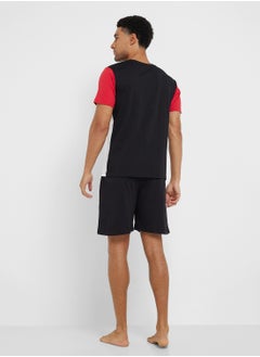 Seventy Five Nightwear T-Shirt & Shorts Sets  - Image 2