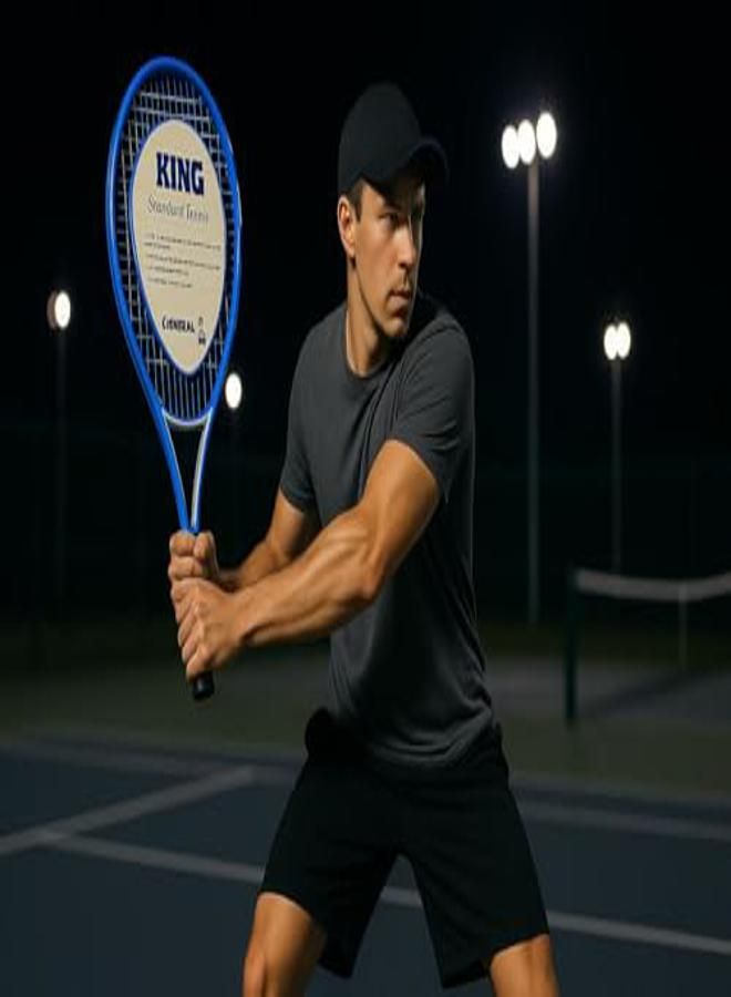 Kingcraft كينج بيكيت مضرب تنس للكبار من الجنسين - ازرق - 268-3 - Image 3