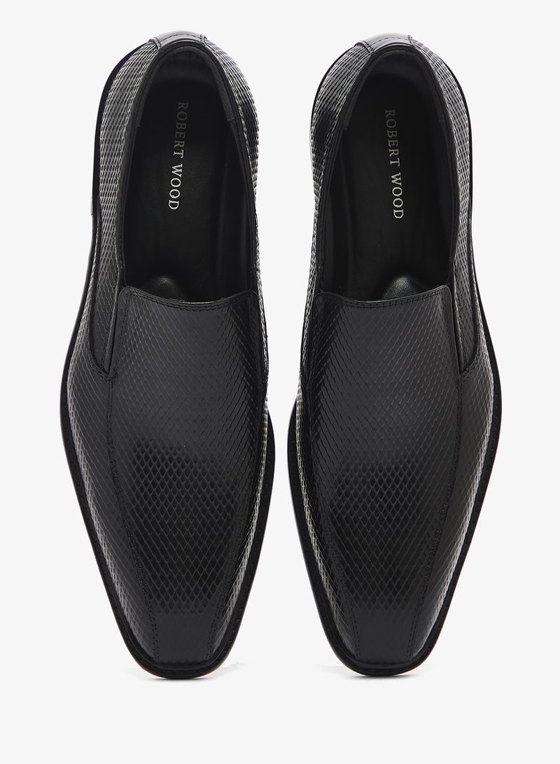 روبرت وود جلد طبيعي أحذية رسمية سهلة الارتداء - Image 4