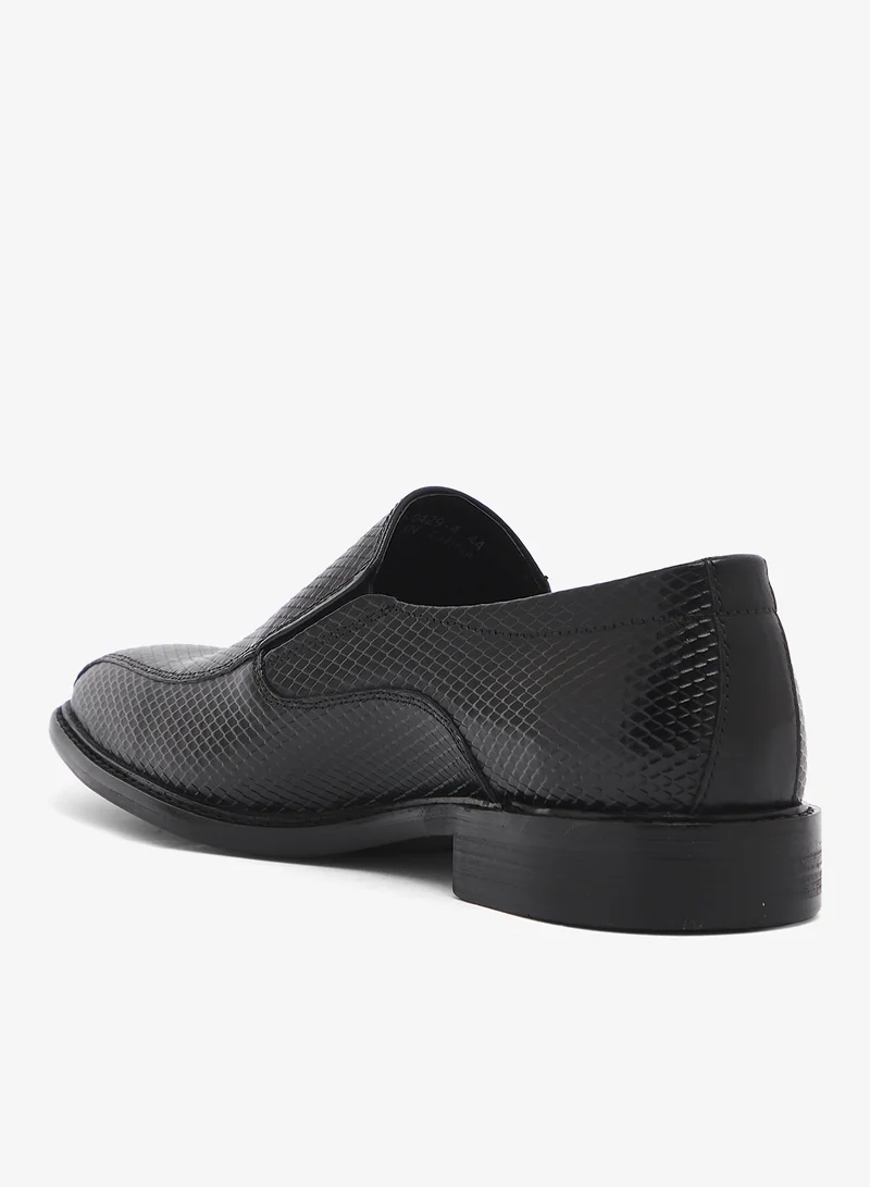 روبرت وود جلد طبيعي أحذية رسمية سهلة الارتداء