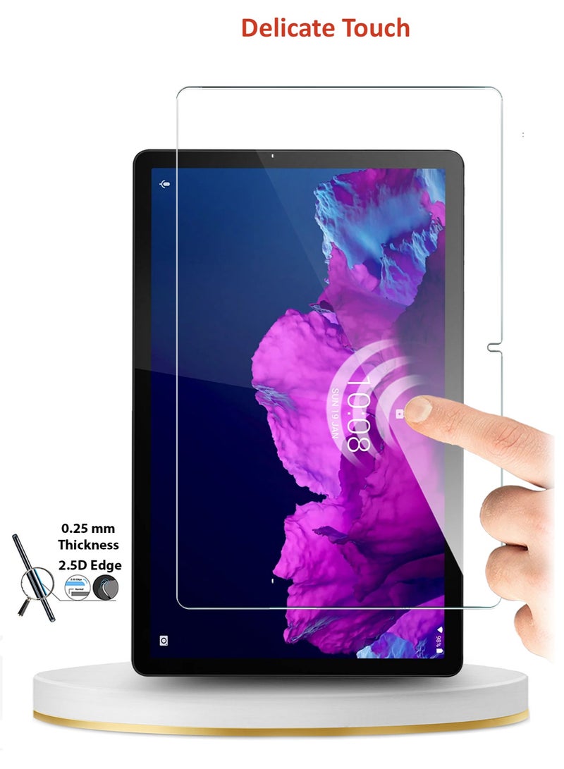 دبليو تيك واقي شاشة زجاجي فائق الجودة برو بلس لهاتف Lenovo Tab P11 / P11 Plus شفاف - Image 5