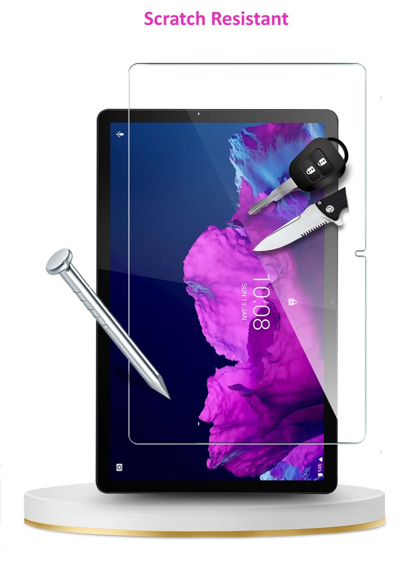 دبليو تيك واقي شاشة زجاجي فائق الجودة برو بلس لهاتف Lenovo Tab P11 / P11 Plus شفاف - Image 2