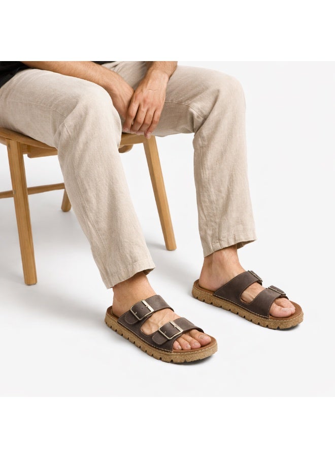 شبشب رجالي مريح بتصميم عصري – نعل طبي خفيف مع أحزمة قابلة للتعديل – مناسب للاستخدام اليومي داخل وخارج المنزل - Image 1