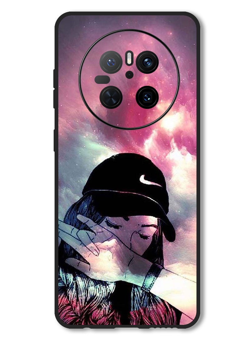 Theodor Case Compatible with Huawei Mate 70 Protection Shockproof Bumper Cover Girl Sob - Image 1