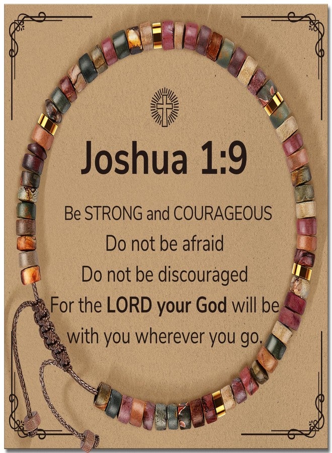 ZOKCC Christian Inspirational Bracelet Gifts for Women: Religious Cross Beads Bracelet Baptism Christmas Day Gifts for Godmother Mom Daughter Sister Friend - Image 1