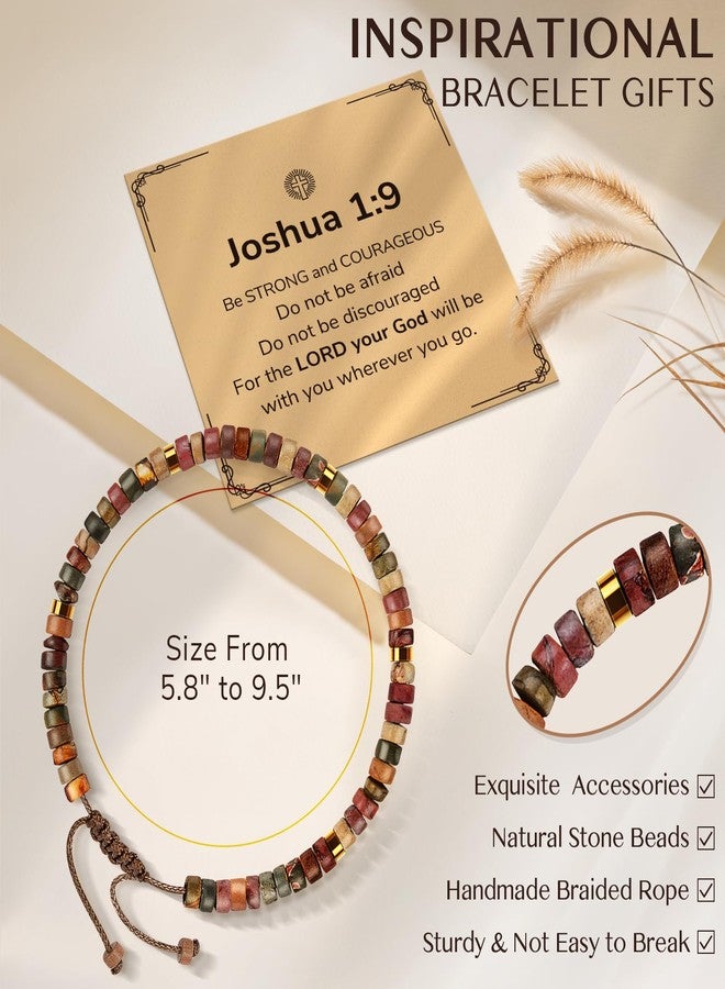 ZOKCC Christian Inspirational Bracelet Gifts for Women: Religious Cross Beads Bracelet Baptism Christmas Day Gifts for Godmother Mom Daughter Sister Friend - Image 3