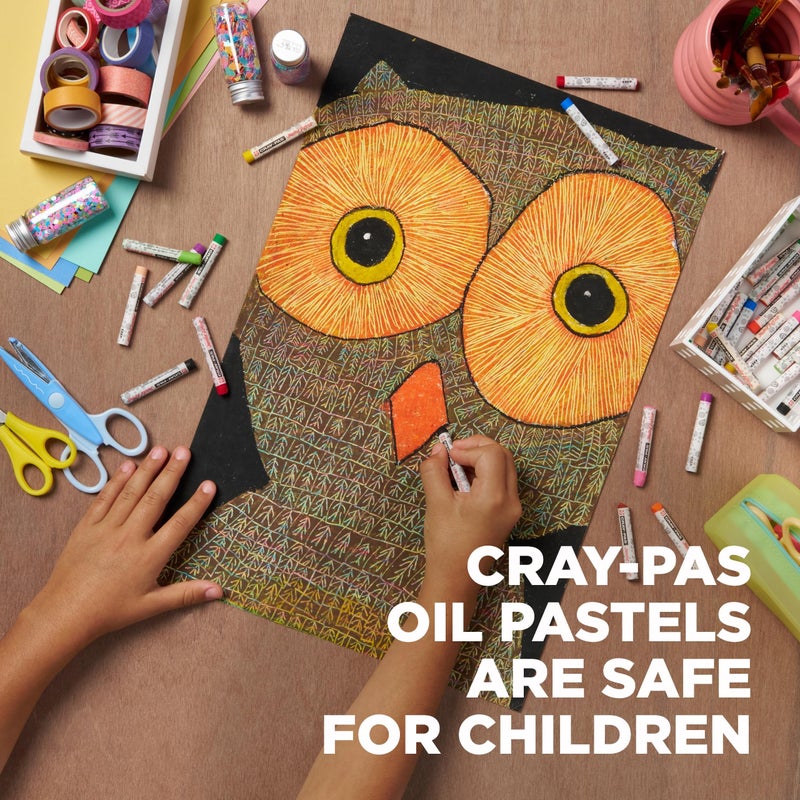 SAKURA Cray-Pas Junior Artist Assorted Color Oil Pastels, Set of 25 XEP25 - Image 4