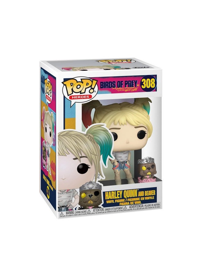 Funko Pop Heroes: Birds Of Prey Harley Quinn With Beaver Multicolour  - Image 3