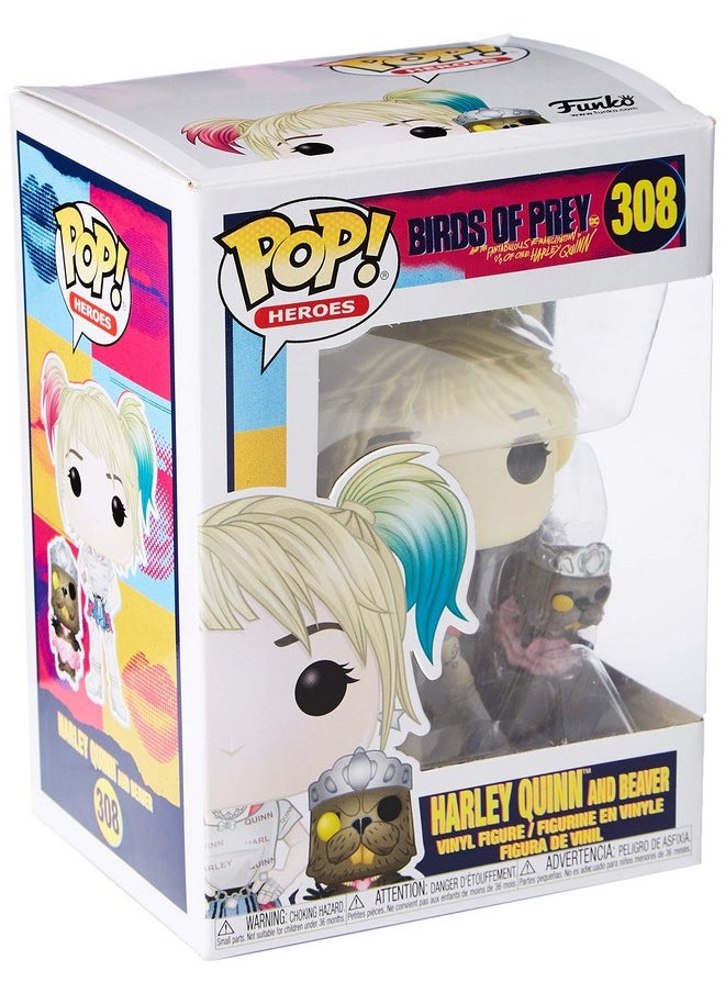 Funko Pop Heroes: Birds Of Prey Harley Quinn With Beaver Multicolour  - Image 4