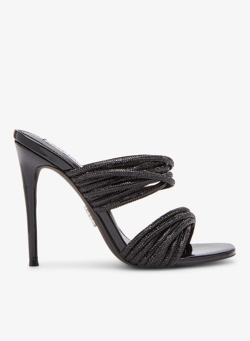 Steve madden novel black heels