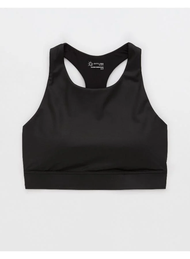 Aerie OFFLINE By Aerie Goals Gloss High Neck Sports Bra