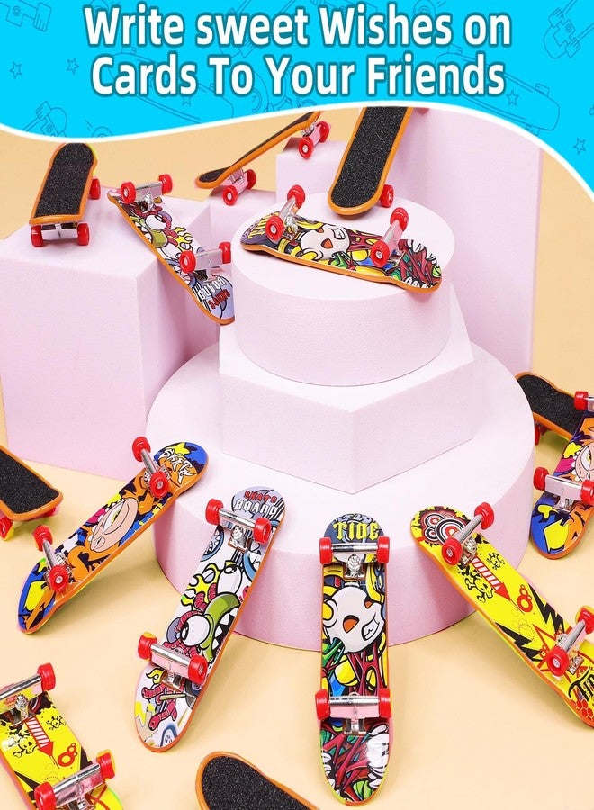 AMENON 28 Pack Finger Skateboards Toys for Kids Party Favors, Christmas Gifts Finger Sports for Grandkids Boys Girls Creative Fingertip Movement Toys Birthday Gifts Class Prizes Christmas Goodie Bag Stuffers - Image 5