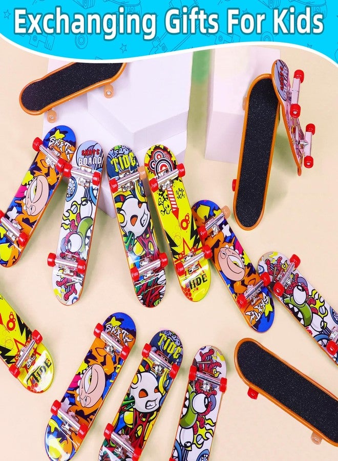 AMENON 28 Pack Finger Skateboards Toys for Kids Party Favors, Christmas Gifts Finger Sports for Grandkids Boys Girls Creative Fingertip Movement Toys Birthday Gifts Class Prizes Christmas Goodie Bag Stuffers - Image 4