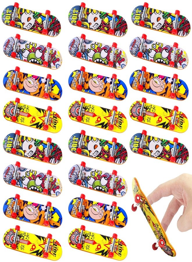 AMENON 28 Pack Finger Skateboards Toys for Kids Party Favors, Christmas Gifts Finger Sports for Grandkids Boys Girls Creative Fingertip Movement Toys Birthday Gifts Class Prizes Christmas Goodie Bag Stuffers - Image 1