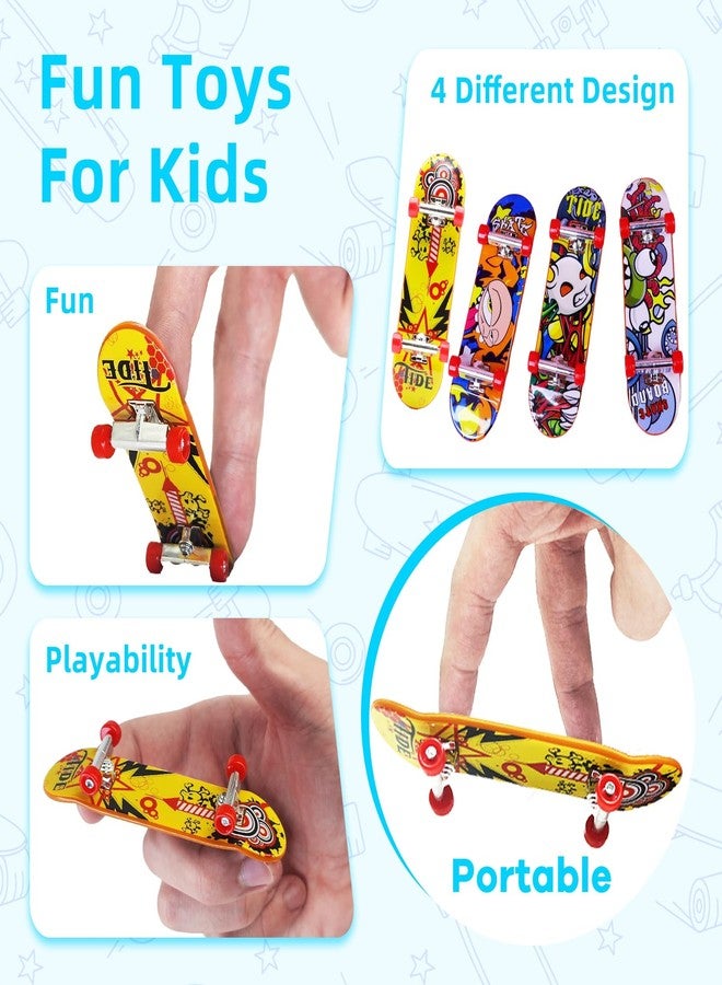 AMENON 28 Pack Finger Skateboards Toys for Kids Party Favors, Christmas Gifts Finger Sports for Grandkids Boys Girls Creative Fingertip Movement Toys Birthday Gifts Class Prizes Christmas Goodie Bag Stuffers - Image 3