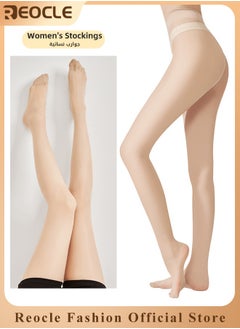 REOCLE Women's Pantyhose Control Top Pantyhose with Reinforced Toes & Anti-snagging Ultra-thin Breathable Pantyhose  - Image 1