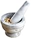 Imusa Imusa IMUSA USA 3.75 Inches Small Marble Mortar & Pestle, 3.75"  - Image 2