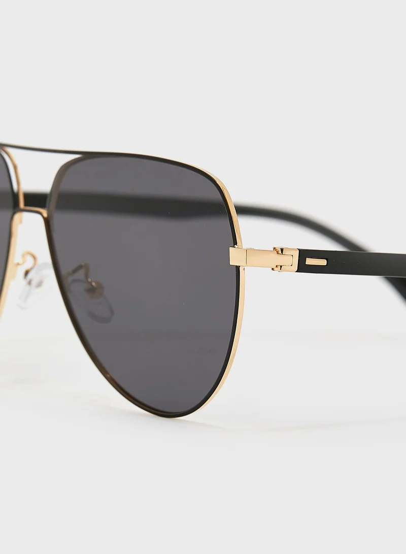 Seventy Five Polarized Aviator Sunglasses