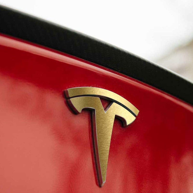 IPG Compatible with Model 3 Decal 9 Logo Set Stickers Set Personalize Your Vehicle Metallic Gold