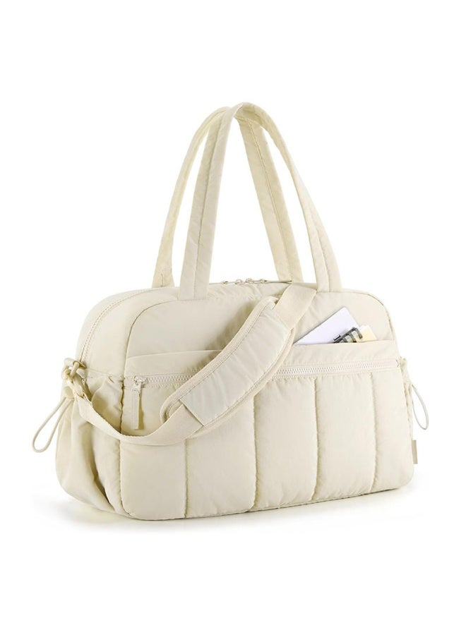 Women Ultra-Lightweight Gym Bag With Wet Pocket Large Cpacity Solid Soft Carry Out Travel Duffle Bag Fashionable Waterproof Sport Tote Bag Shoulder Bag For Girls - Image 1