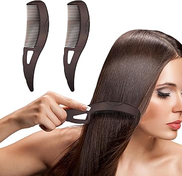 Eophmi Dandruff Comb 2 Pcs Scalp Comb for Dandruff Plastic Brown Adults Unisex Adult Unisex - Image 1