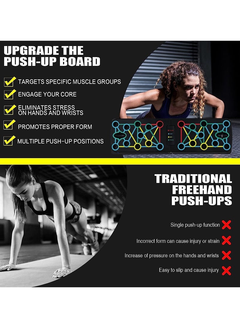 المؤسس لوح رفع قابل للطي متعدد الوظائف، معدات تمرين عضلات الصدر الاحترافية مع ذراع تدريب قوي، مناسب للصالات الرياضية المنزلية ومناسب لكل من الرجال والنساء - Image 5