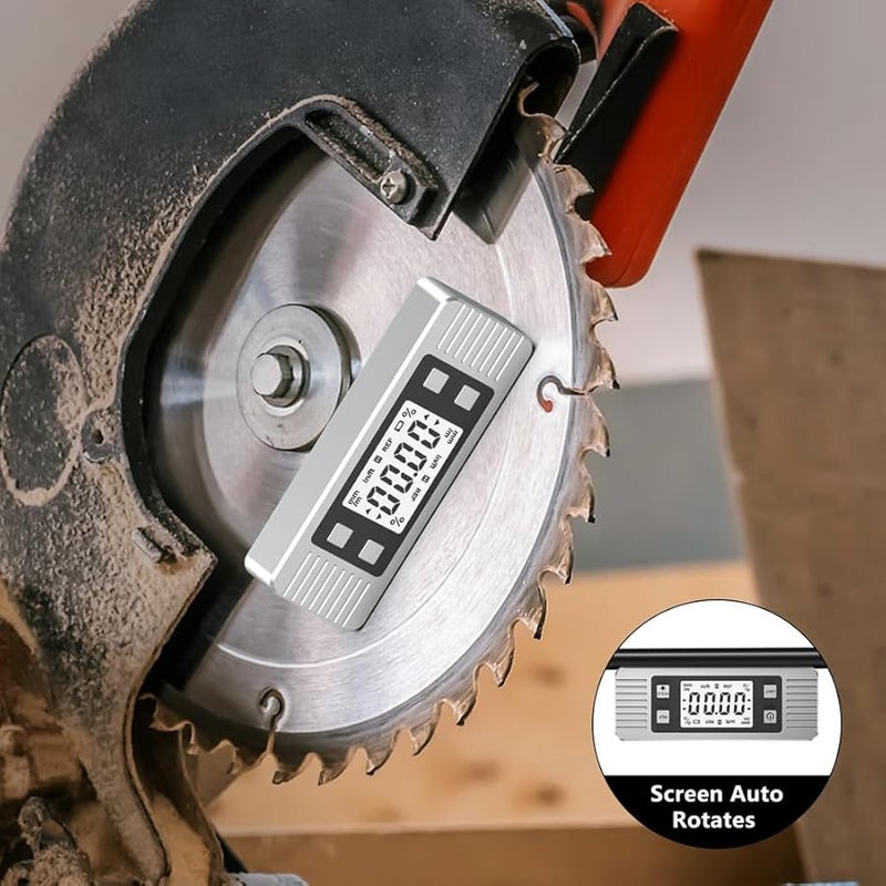 Digital Protractor Inclinometer Level Angle Meter with Magnet 90 Degree Ruler - Image 5