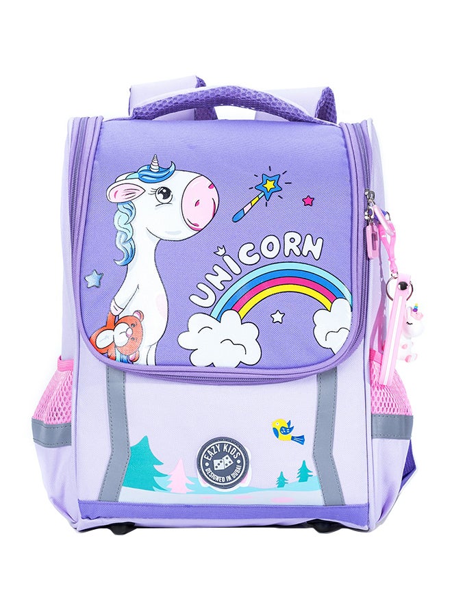Eazy Kids حقيبة مدرسية يونيكورن - أمير بنفسجي - Image 1