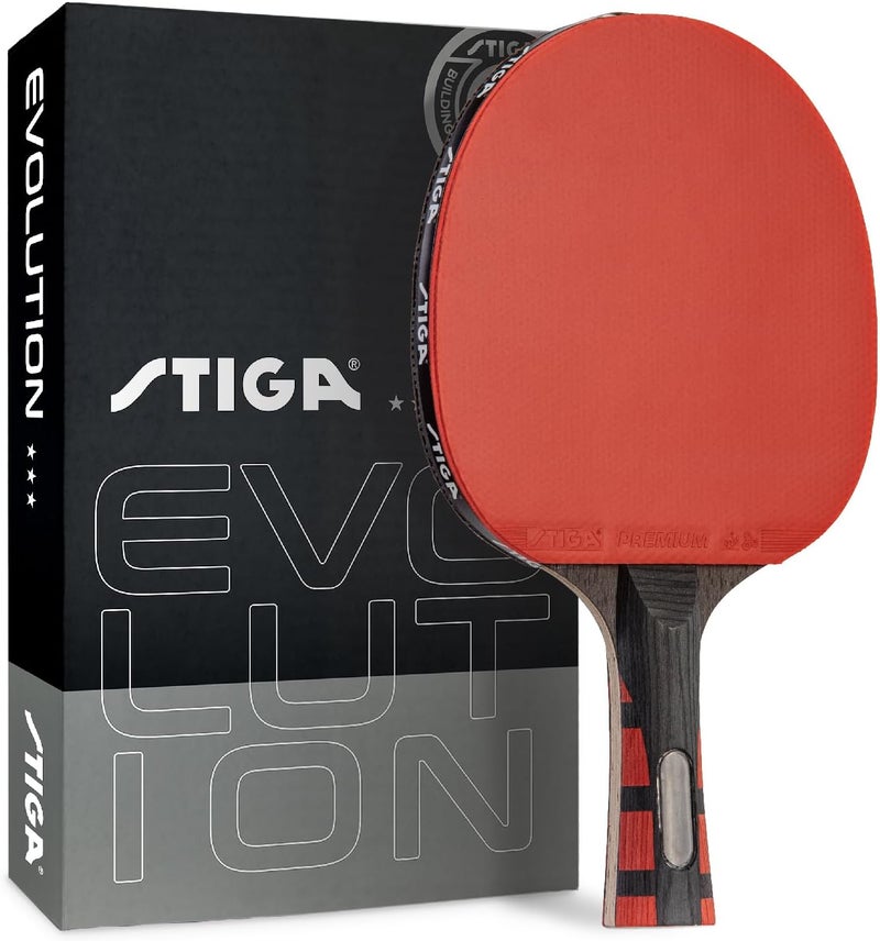Stiga Talon Ping Pong Paddle - 6-Ply Ultra-Light Blade - 2mm Tournament-Approved Sponge - Flared Handle for Enhanced Control - Competitive Table Tennis Racket for Family Fun - Image 1