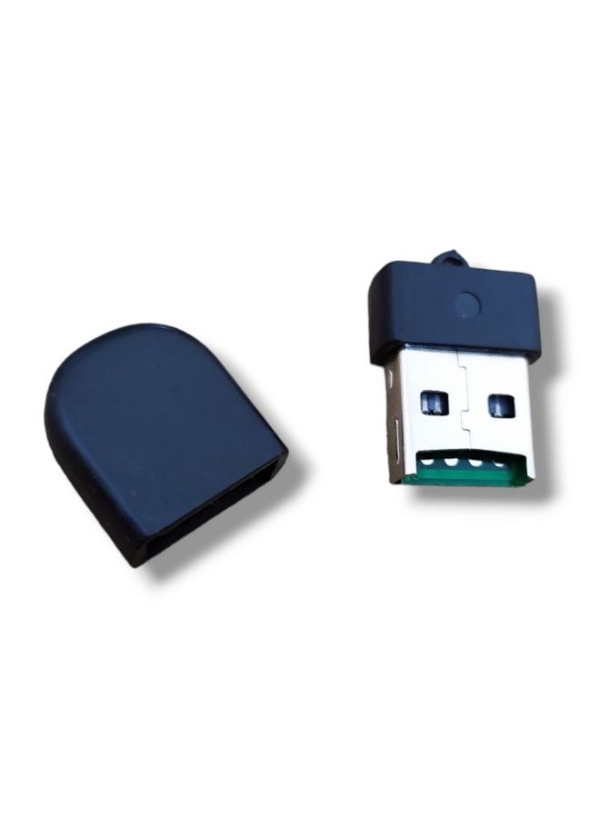 قارئ بطاقة الذاكره الخارجية (T-Flash) MICRO SD USB (اسود) - Image 2