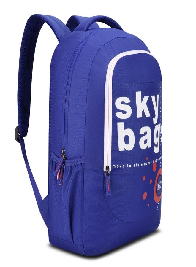 سكاي باجز حقيبة ظهر مدرسية Skybags ZIPPY 01 ذات قسمين، لون أزرق - Image 3