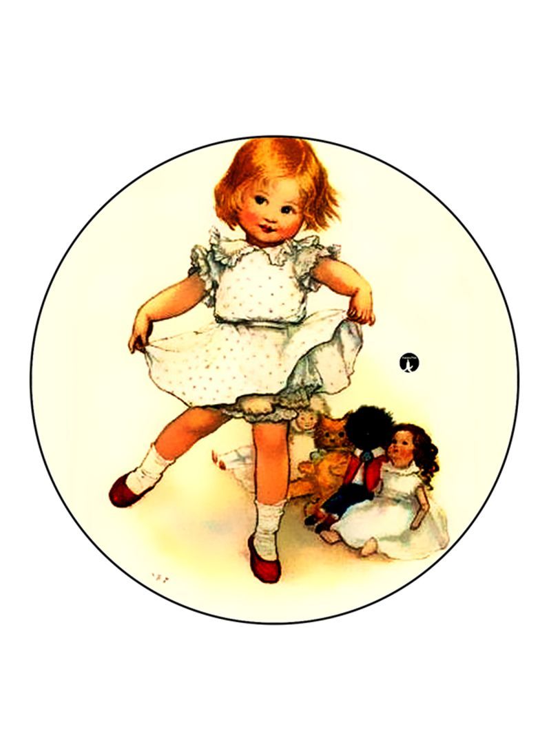 RKN Vintage Art Printed Fridge Magnet Multicolour - Image 2
