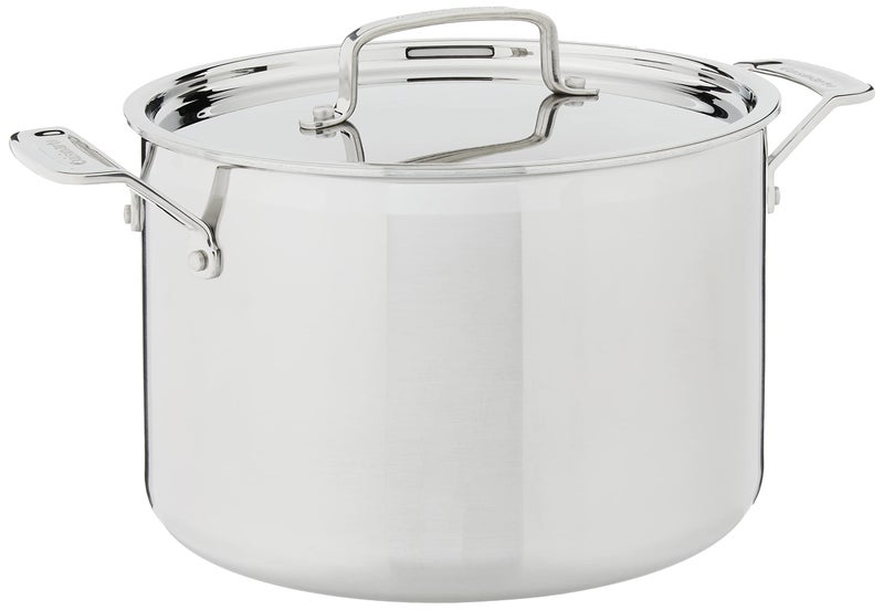 مقلاة ستوكبوت كوزينارت MCP6624N متعددة الطبقات 8 لتر مع غطاء