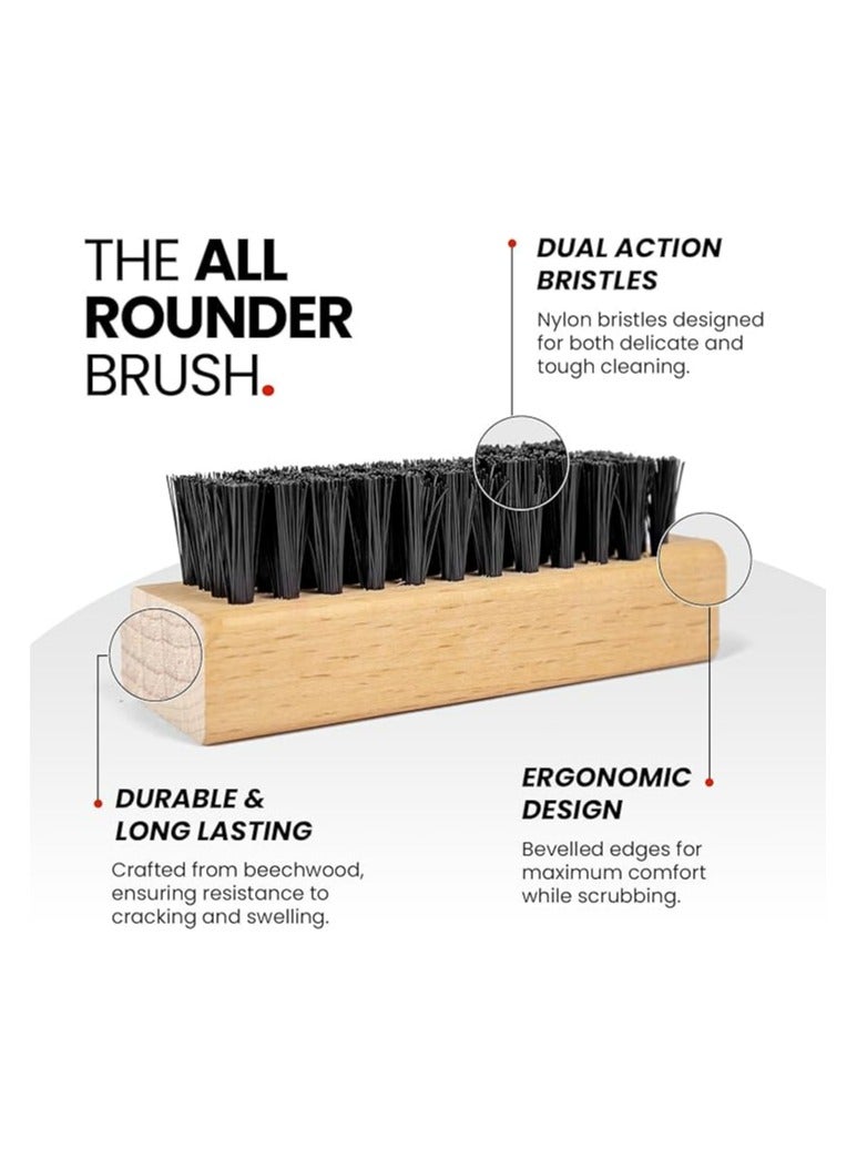 SHOEGR Instant Shoe Cleaning Kit | 150ml Shoe Cleaning Foam & 1 All-Purpose Brush, White Shoe Cleaning Kit, Shoe Cleaner Kit For Sneakers, Sports, Suede, Rubber | Shoe Cleaner Foam Spray - Image 2