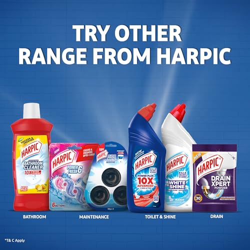 Harpic Flushmatic In-Cistern Toilet Cleaner Blocks, Citrus - 100 g | Lasts Upto 240 Flushes - Image 5