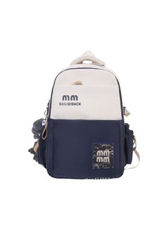 School bags of secondary and high school university students, women's backpacks, male counter Colour:Light blue