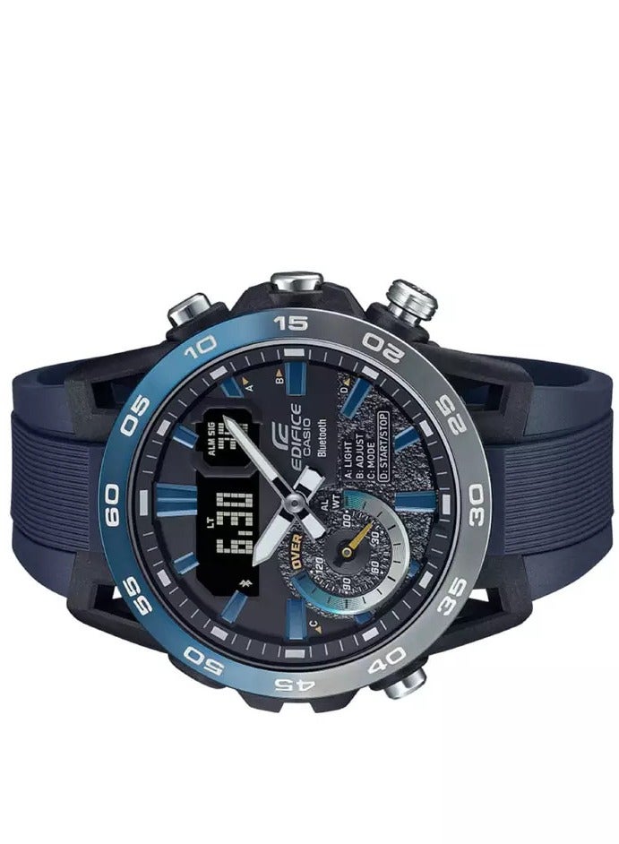 CASIO EDIFICE MEN'S WATCH SMARTPHONE LINK SOSPENSIONE - ECB-40NP-1ADF - Image 3