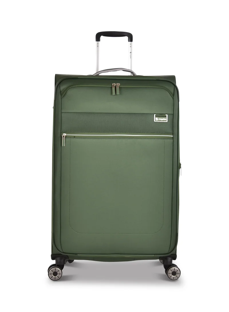 ماجلان مجموعة حقائب سفر فاخرة من ماجلان قماش حجم 20/24/28 بوصة، لون أخضر