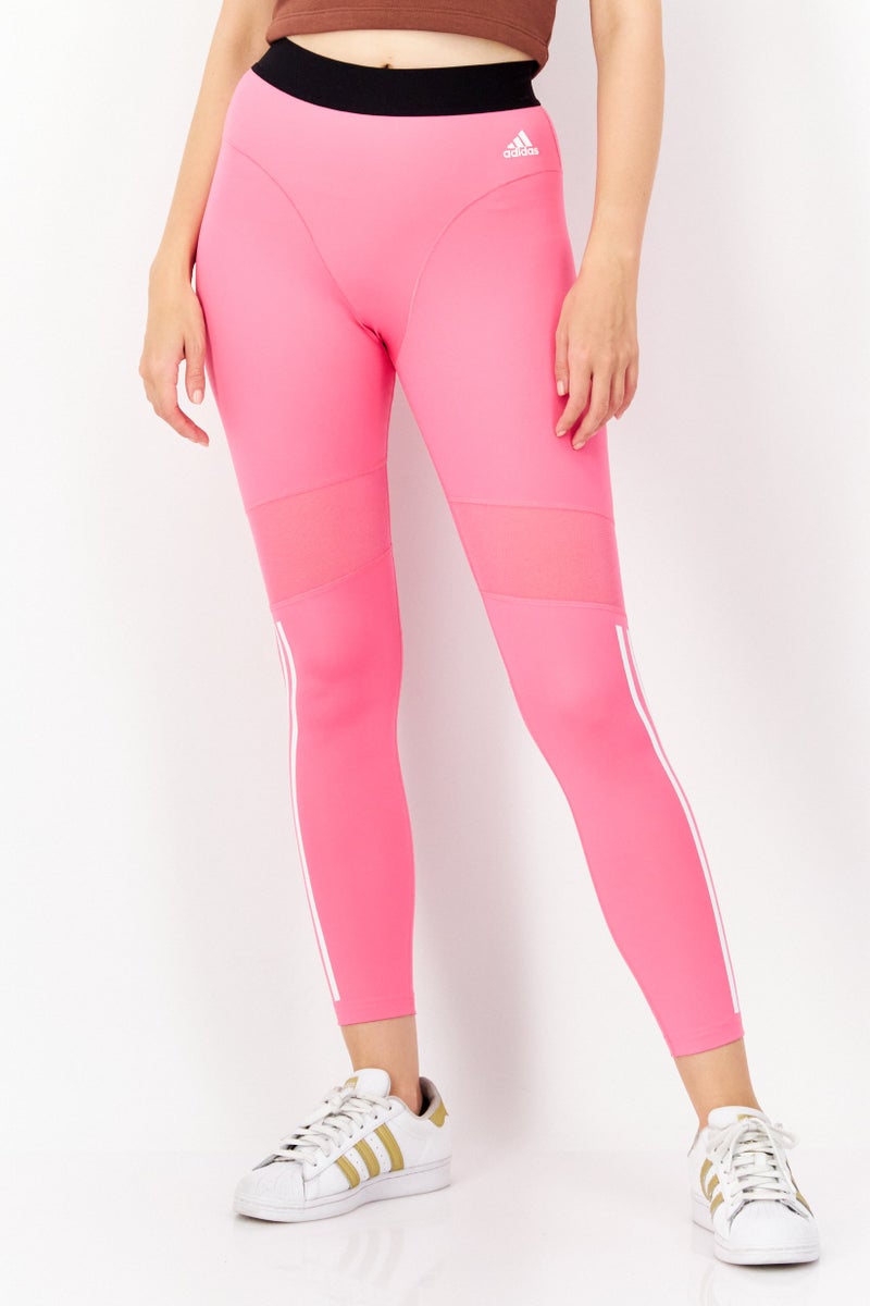 Adidas Women Tight Fit Training Leggings, Pink - Image 1