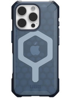Urban Armor Gear UAG Essential Armor MagSafe for iPhone 16 PRO Case Cover [16 Feet Drop tested]  - Cloud Blue  - Image 4