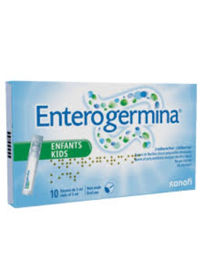 Enterogermina Probiotic Oral Suspension 2 Billion/5ml Vials 10's