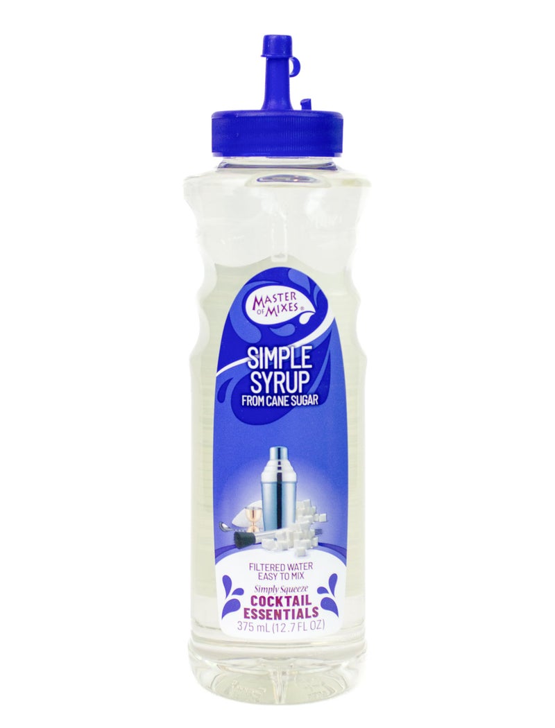 Master of Mixes Cocktail Essentials Simple Syrup, 375 ML Bottle (12.7 Fl Oz) - Image 1